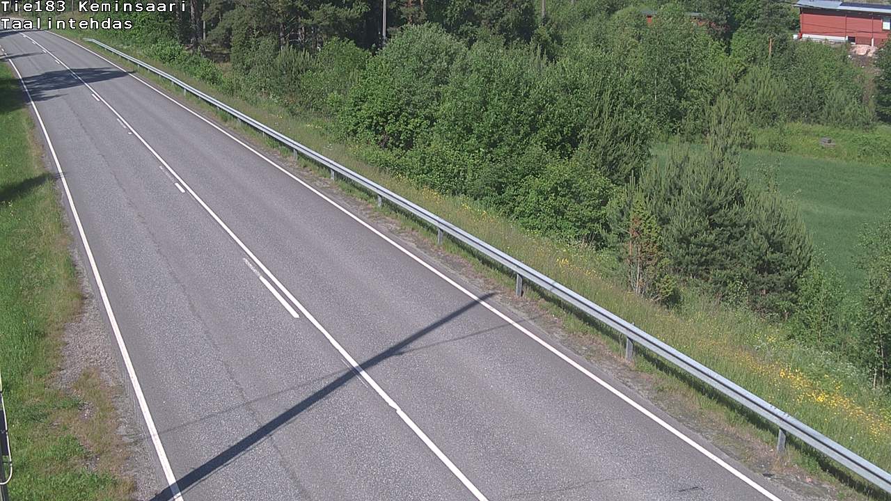 Weather Camera Image Väg 183 Kimitoön, Dalen, Kemiönsaari, Varsinais-Suomi