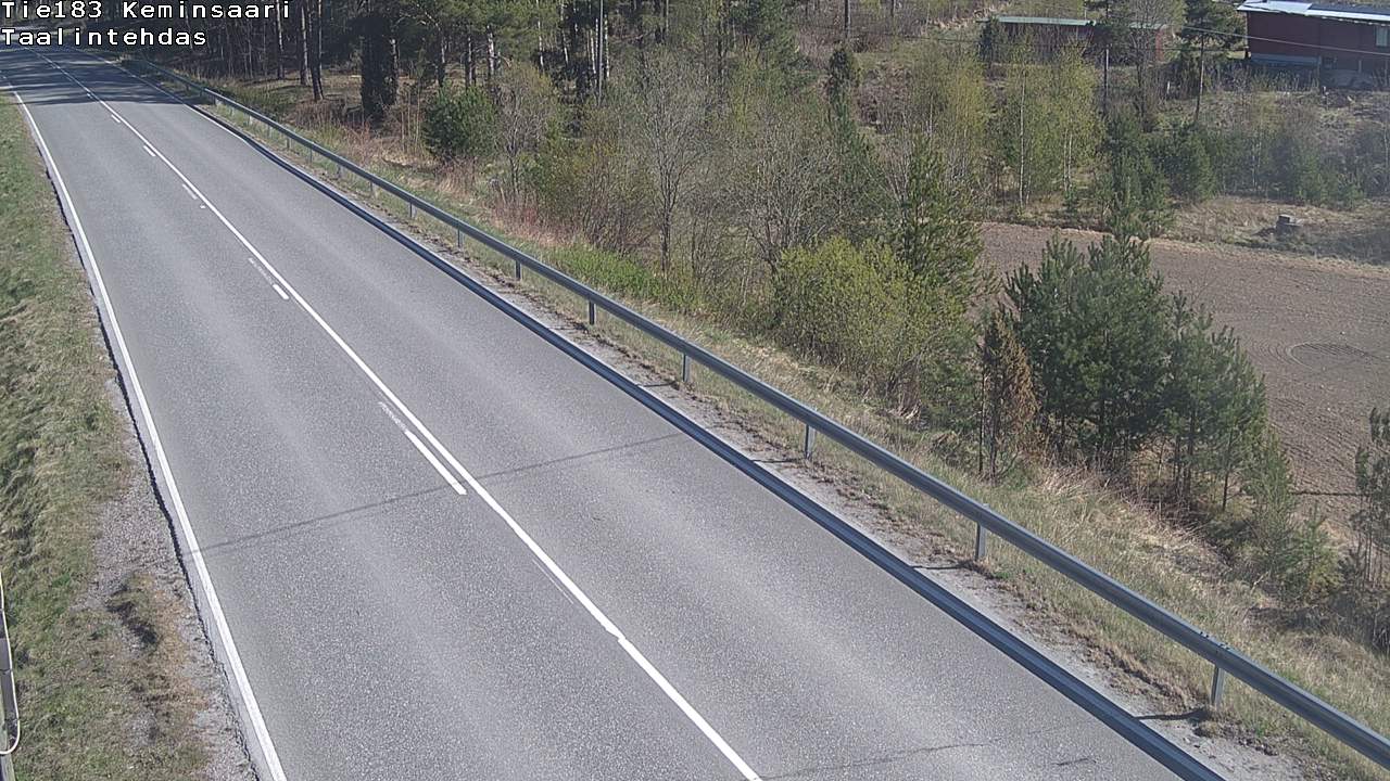 Weather Camera Image Väg 183 Kimitoön, Dalen, Kemiönsaari, Varsinais-Suomi
