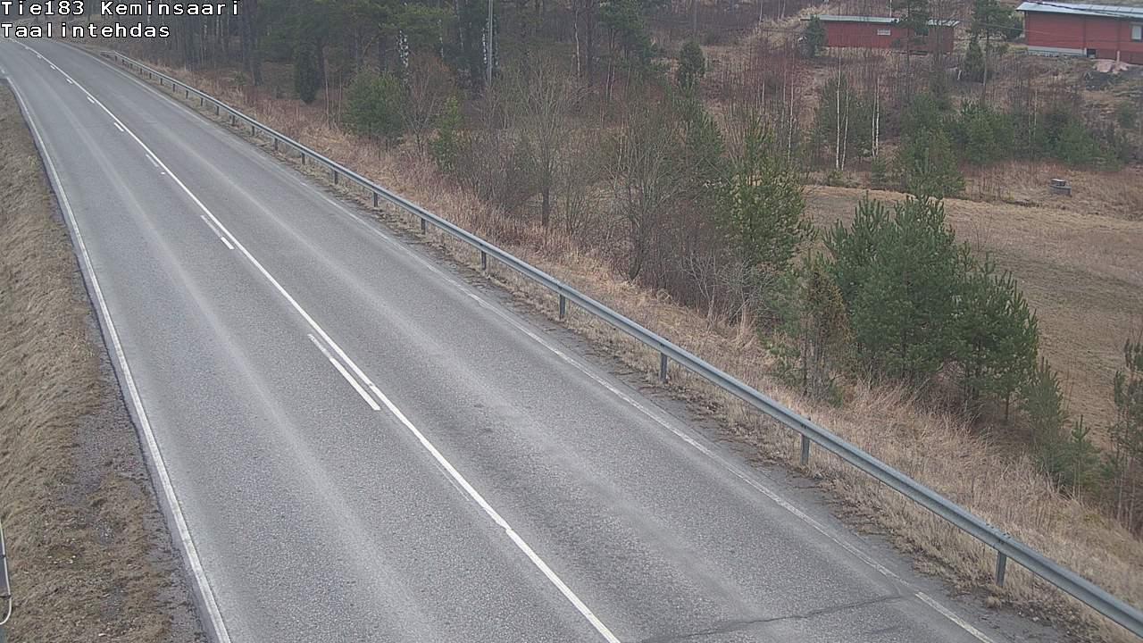 Weather Camera Image Väg 183 Kimitoön, Dalen, Kemiönsaari, Varsinais-Suomi