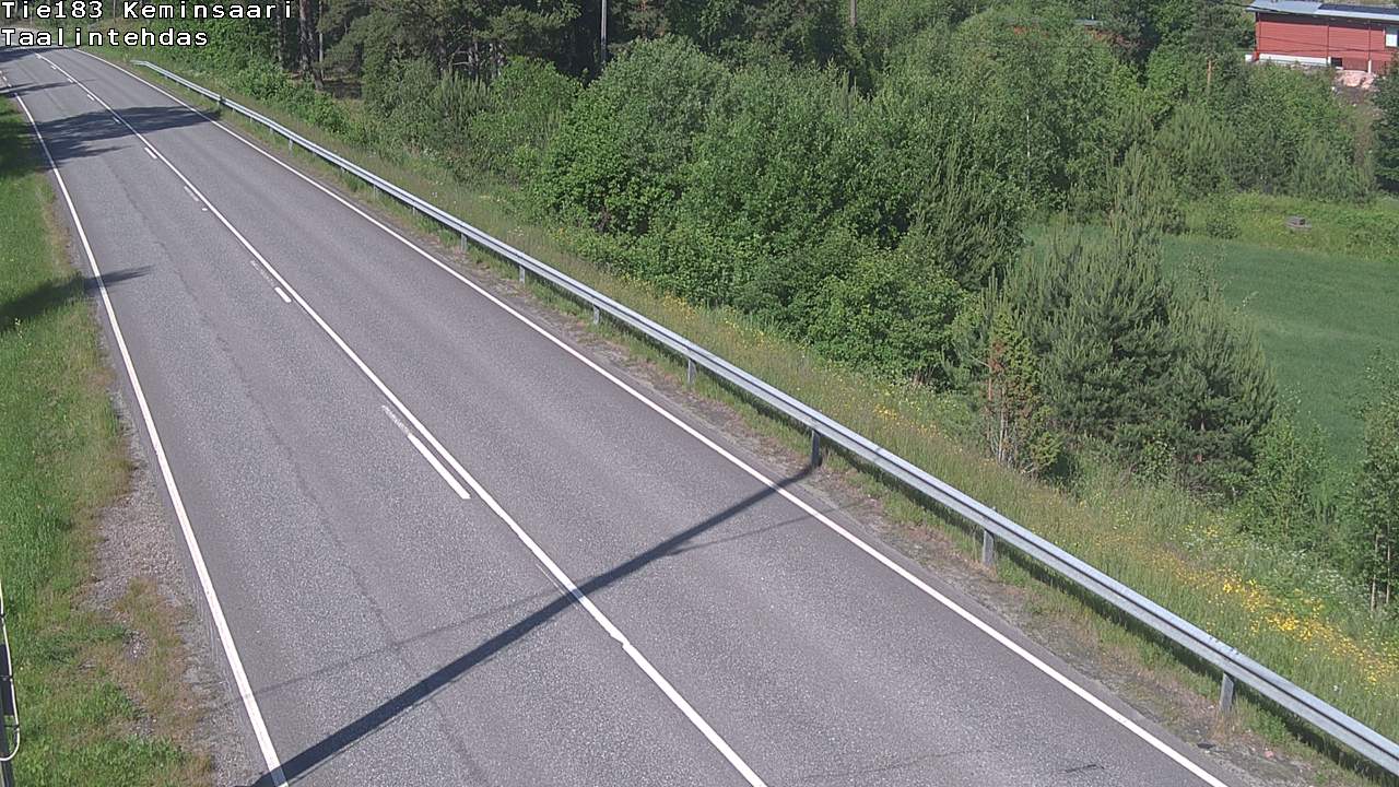 Weather Camera Image Väg 183 Kimitoön, Dalen, Kemiönsaari, Varsinais-Suomi