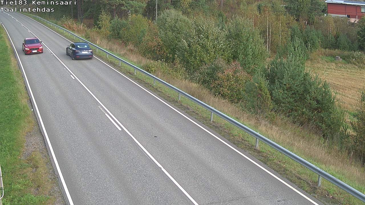 Weather Camera Image Road 183 Kemiönsaari, Taallintehdas, Kemiönsaari, Varsinais-Suomi