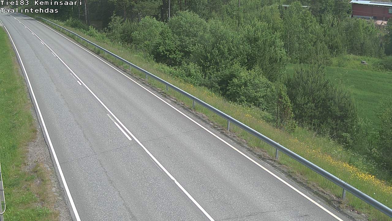 Weather Camera Image Väg 183 Kimitoön, Dalen, Kemiönsaari, Varsinais-Suomi