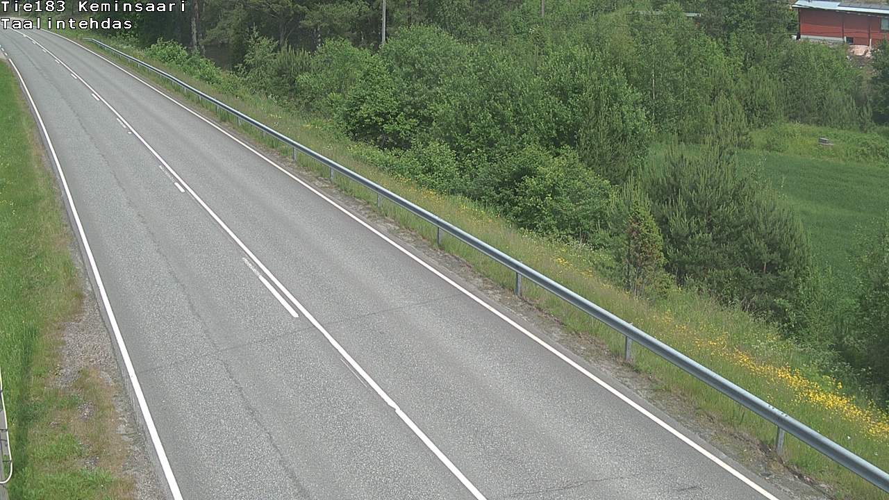 Weather Camera Image Väg 183 Kimitoön, Dalen, Kemiönsaari, Varsinais-Suomi