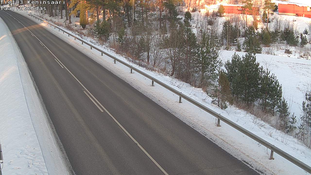 Weather Camera Image Väg 183 Kimitoön, Dalen, Kemiönsaari, Varsinais-Suomi