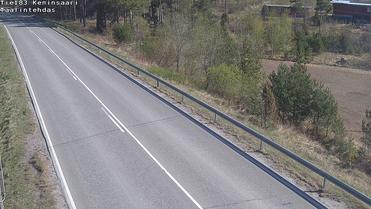 Weather Camera Image Väg 183 Kimitoön, Dalen, Kemiönsaari, Varsinais-Suomi