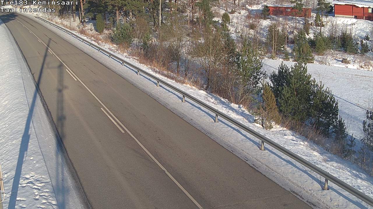 Weather Camera Image Väg 183 Kimitoön, Dalen, Kemiönsaari, Varsinais-Suomi