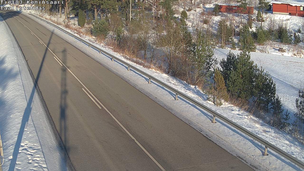 Weather Camera Image Väg 183 Kimitoön, Dalen, Kemiönsaari, Varsinais-Suomi