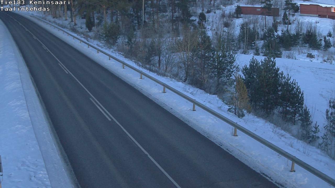 Weather Camera Image Väg 183 Kimitoön, Dalen, Kemiönsaari, Varsinais-Suomi