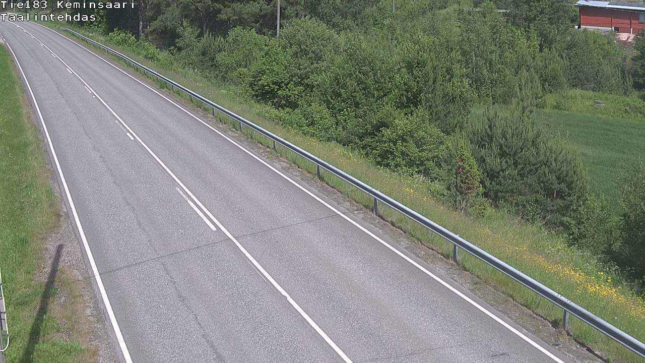 Weather Camera Image Väg 183 Kimitoön, Dalen, Kemiönsaari, Varsinais-Suomi