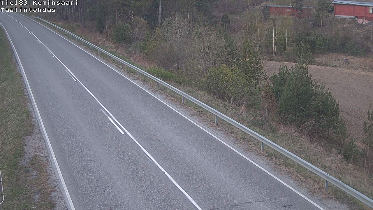 Weather Camera Image Road 183 Kemiönsaari, Taallintehdas, Kemiönsaari, Varsinais-Suomi