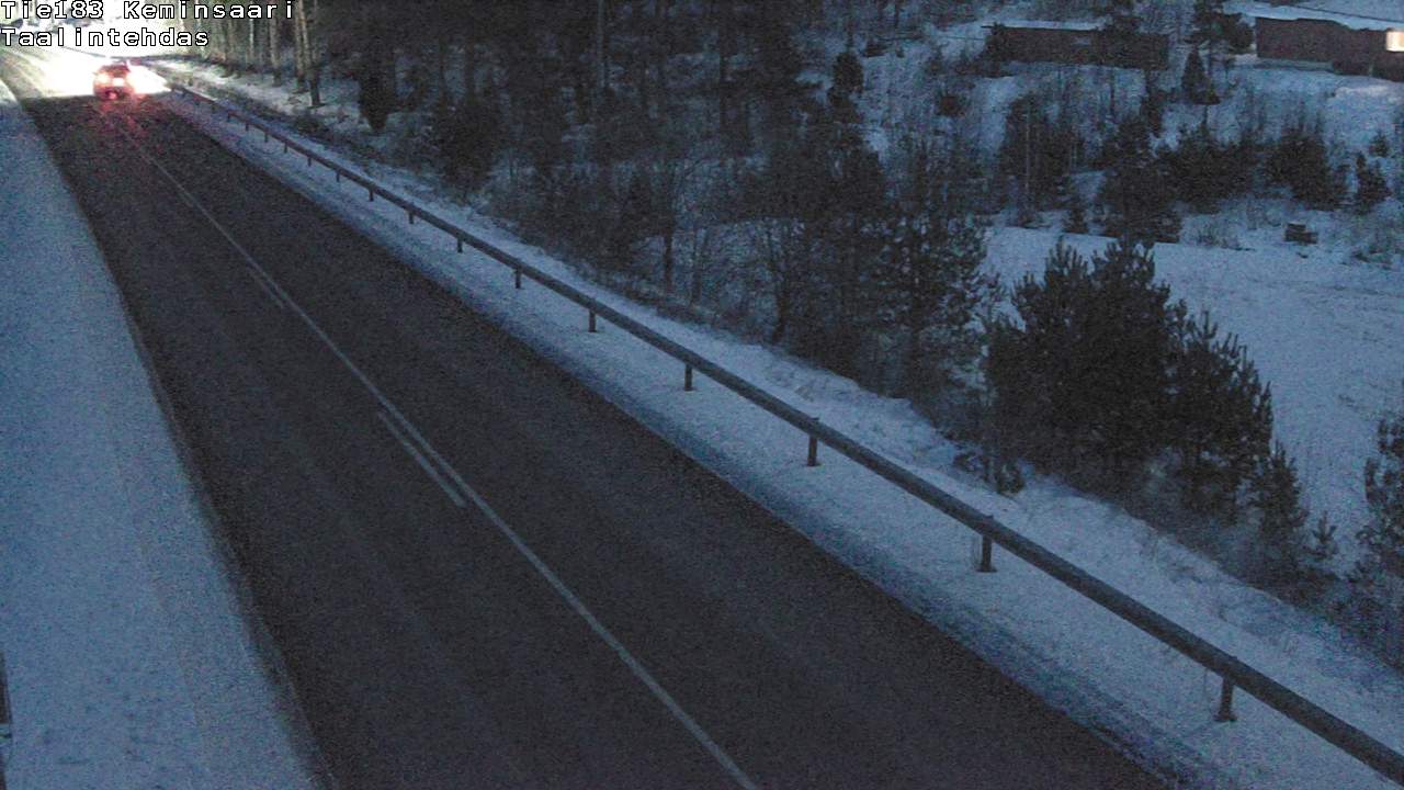 Weather Camera Image Väg 183 Kimitoön, Dalen, Kemiönsaari, Varsinais-Suomi