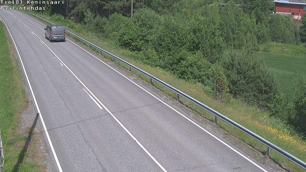 Weather Camera Image Väg 183 Kimitoön, Dalen, Kemiönsaari, Varsinais-Suomi