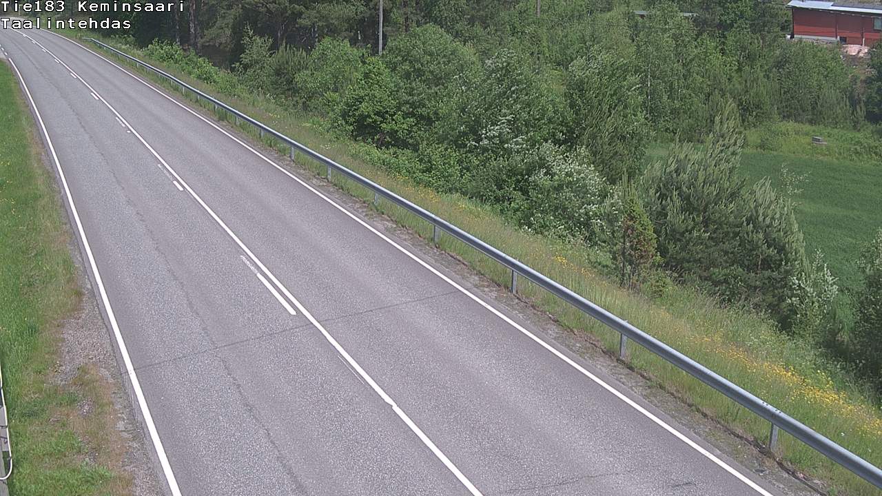 Weather Camera Image Väg 183 Kimitoön, Dalen, Kemiönsaari, Varsinais-Suomi