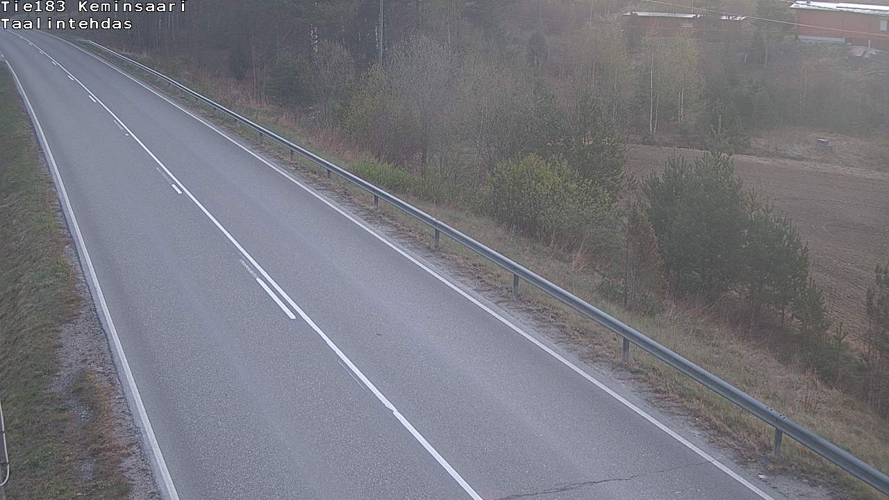 Weather Camera Image Väg 183 Kimitoön, Dalen, Kemiönsaari, Varsinais-Suomi
