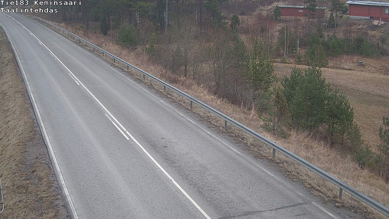 Weather Camera Image Väg 183 Kimitoön, Dalen, Kemiönsaari, Varsinais-Suomi