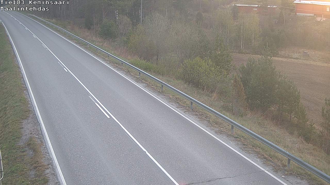 Weather Camera Image Väg 183 Kimitoön, Dalen, Kemiönsaari, Varsinais-Suomi