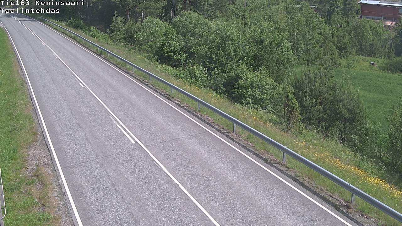 Weather Camera Image Väg 183 Kimitoön, Dalen, Kemiönsaari, Varsinais-Suomi