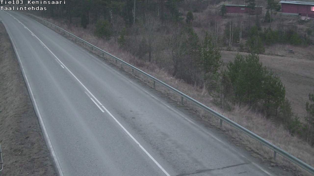 Weather Camera Image Väg 183 Kimitoön, Dalen, Kemiönsaari, Varsinais-Suomi