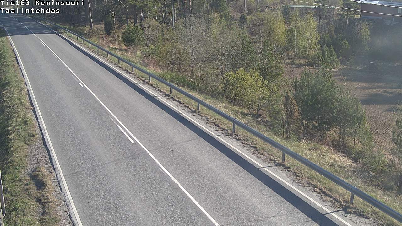 Weather Camera Image Väg 183 Kimitoön, Dalen, Kemiönsaari, Varsinais-Suomi