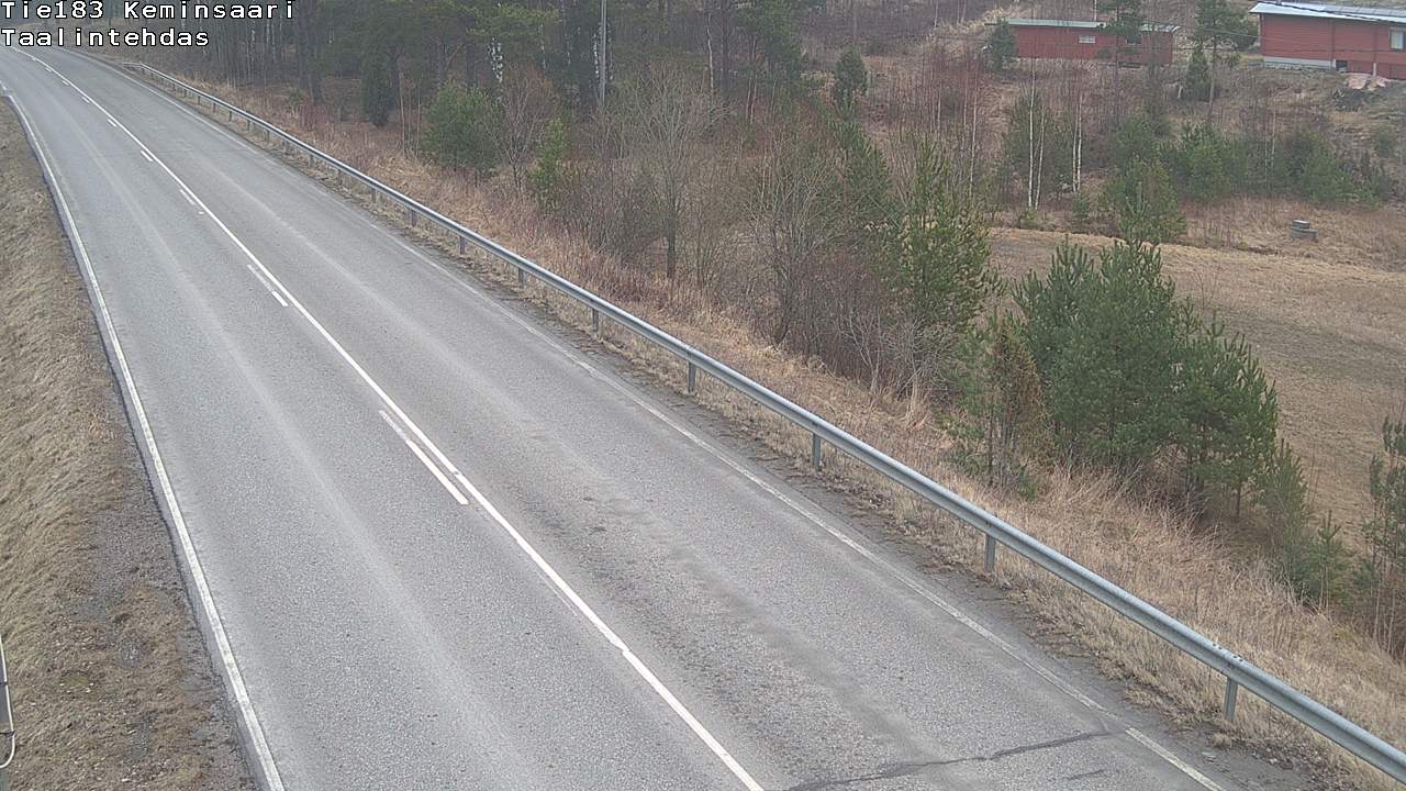 Weather Camera Image Väg 183 Kimitoön, Dalen, Kemiönsaari, Varsinais-Suomi
