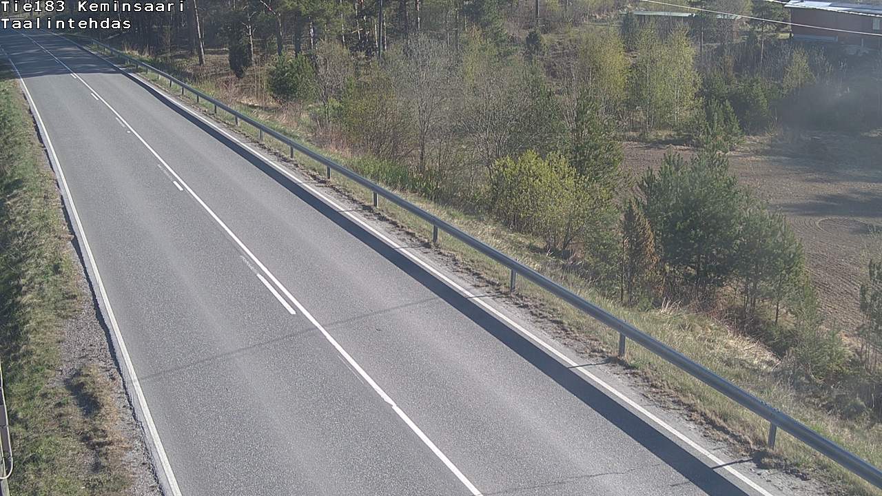 Weather Camera Image Väg 183 Kimitoön, Dalen, Kemiönsaari, Varsinais-Suomi