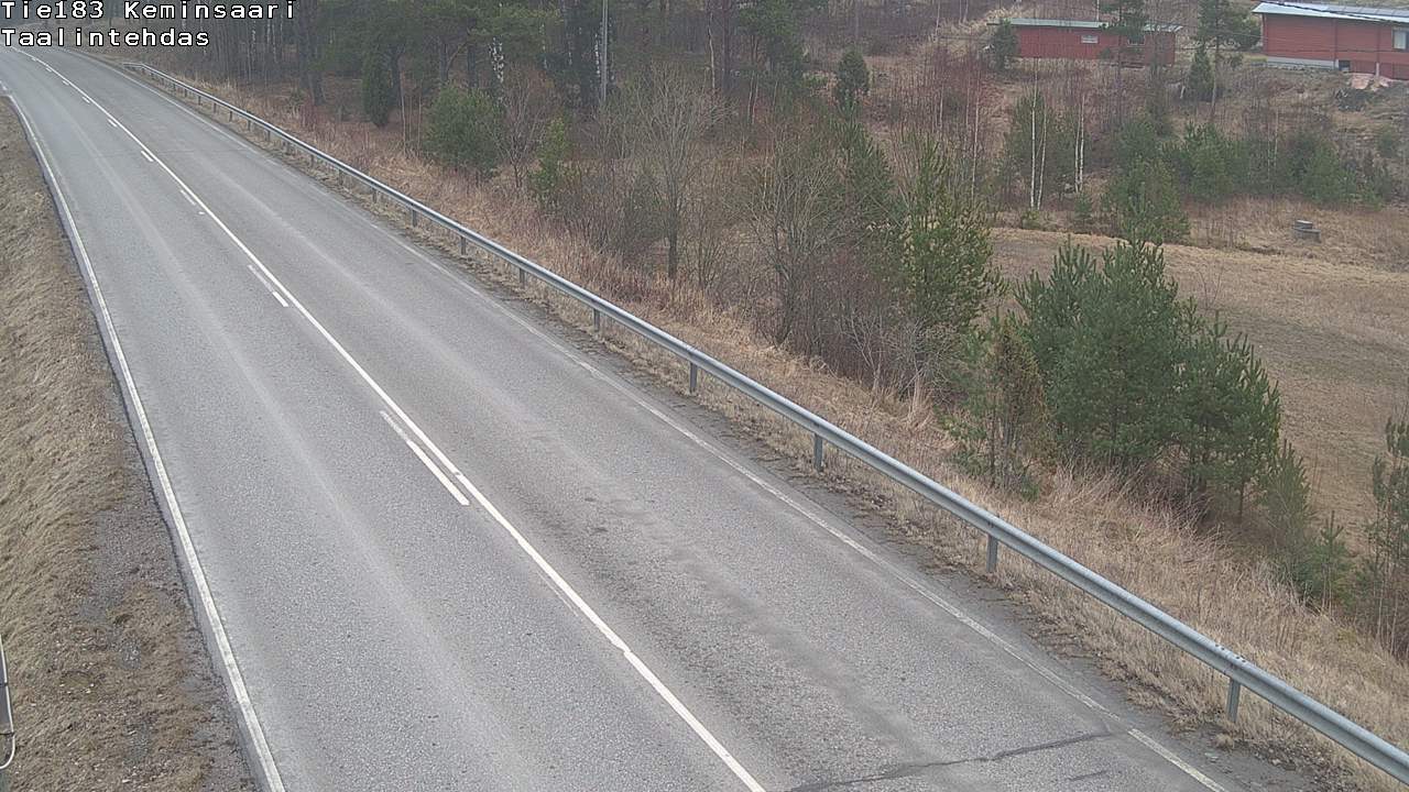 Weather Camera Image Väg 183 Kimitoön, Dalen, Kemiönsaari, Varsinais-Suomi