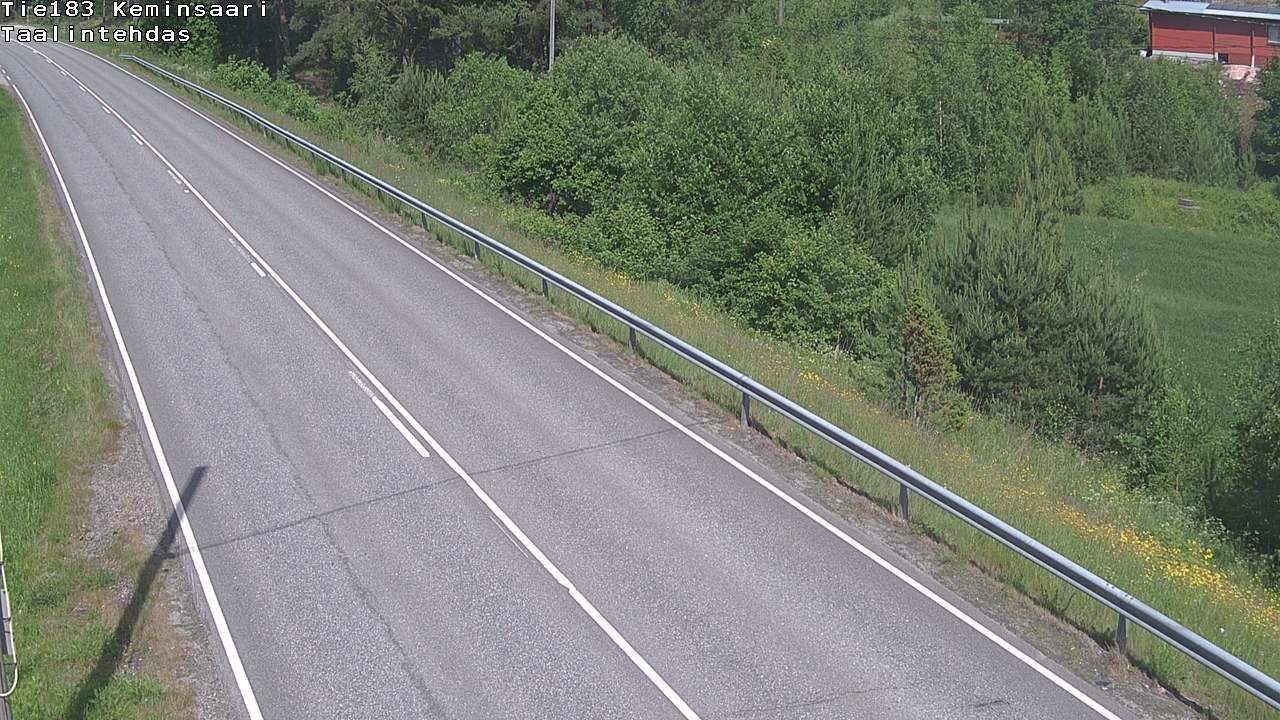 Weather Camera Image Väg 183 Kimitoön, Dalen, Kemiönsaari, Varsinais-Suomi