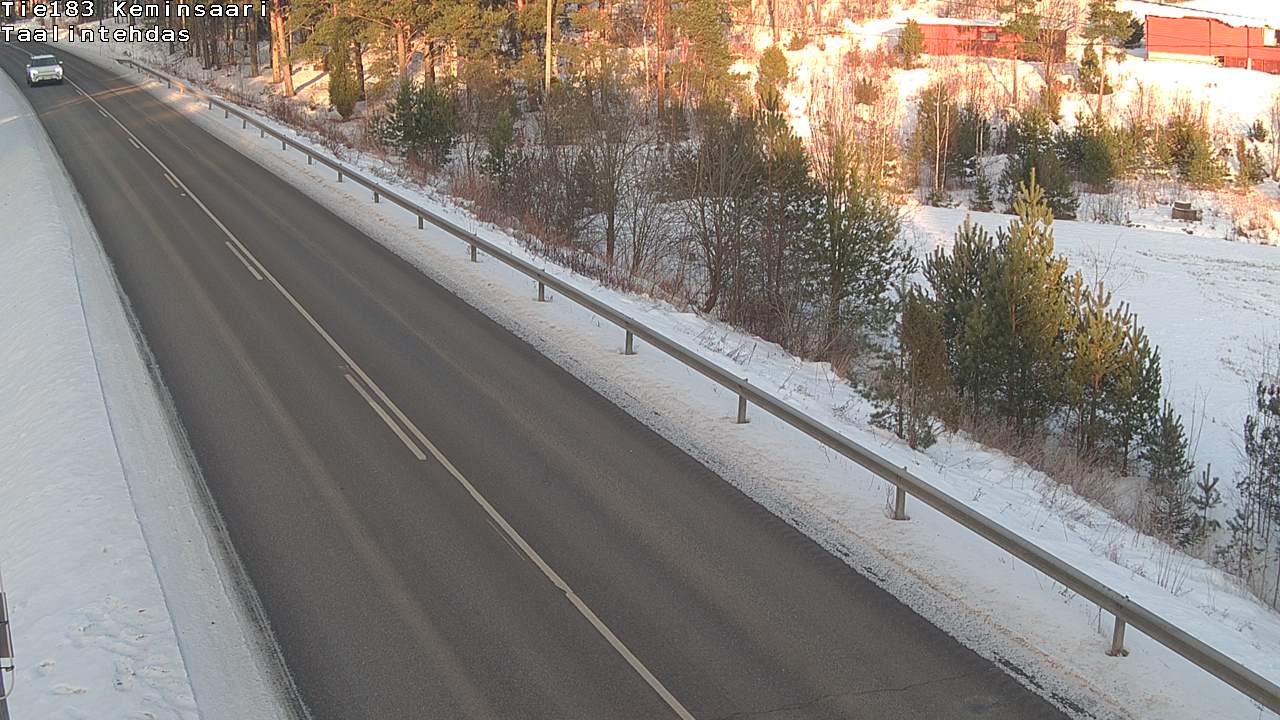 Weather Camera Image Väg 183 Kimitoön, Dalen, Kemiönsaari, Varsinais-Suomi