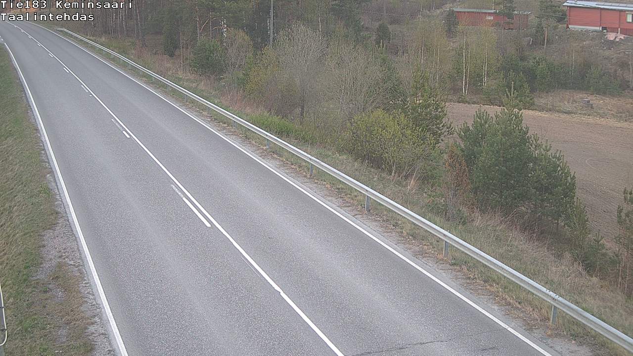 Weather Camera Image Road 183 Kemiönsaari, Taallintehdas, Kemiönsaari, Varsinais-Suomi
