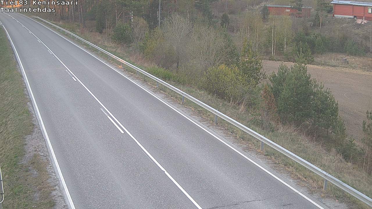 Weather Camera Image Road 183 Kemiönsaari, Taallintehdas, Kemiönsaari, Varsinais-Suomi