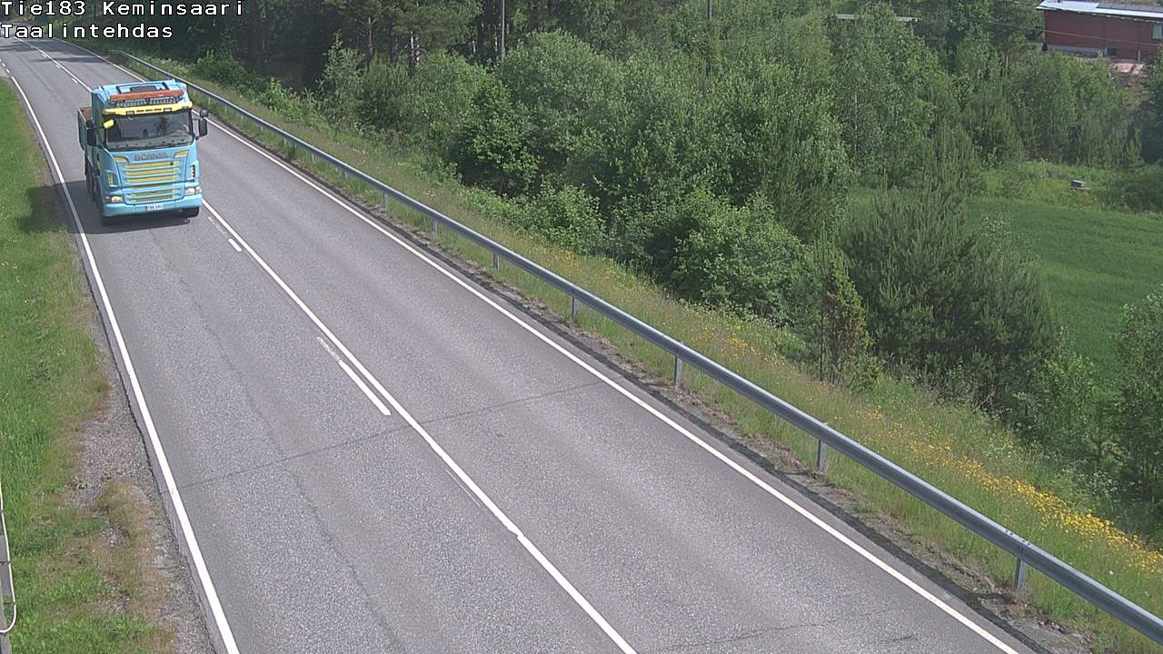 Weather Camera Image Väg 183 Kimitoön, Dalen, Kemiönsaari, Varsinais-Suomi