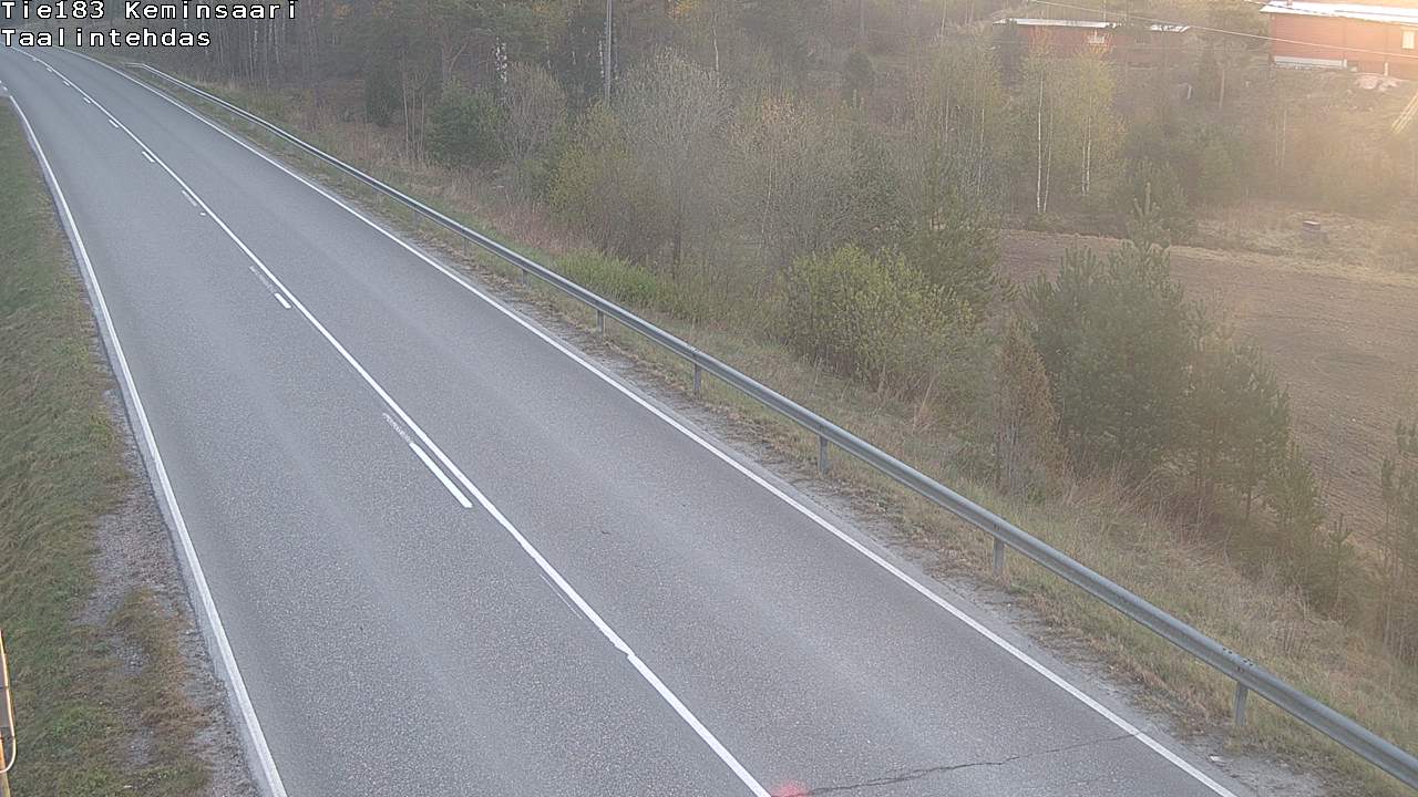 Weather Camera Image Väg 183 Kimitoön, Dalen, Kemiönsaari, Varsinais-Suomi
