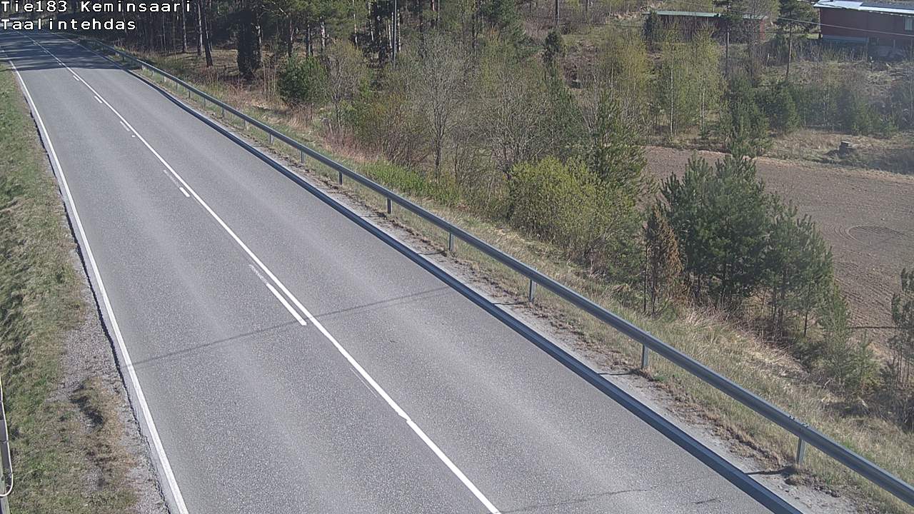 Weather Camera Image Väg 183 Kimitoön, Dalen, Kemiönsaari, Varsinais-Suomi