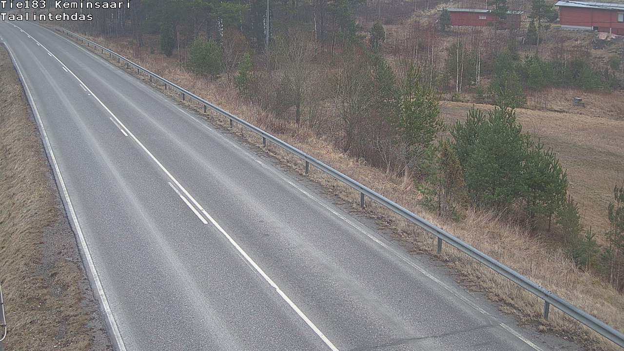 Weather Camera Image Väg 183 Kimitoön, Dalen, Kemiönsaari, Varsinais-Suomi