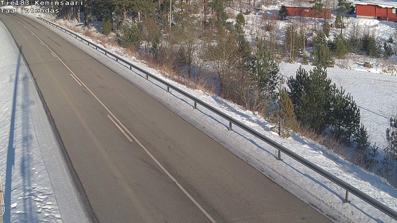 Weather Camera Image Väg 183 Kimitoön, Dalen, Kemiönsaari, Varsinais-Suomi