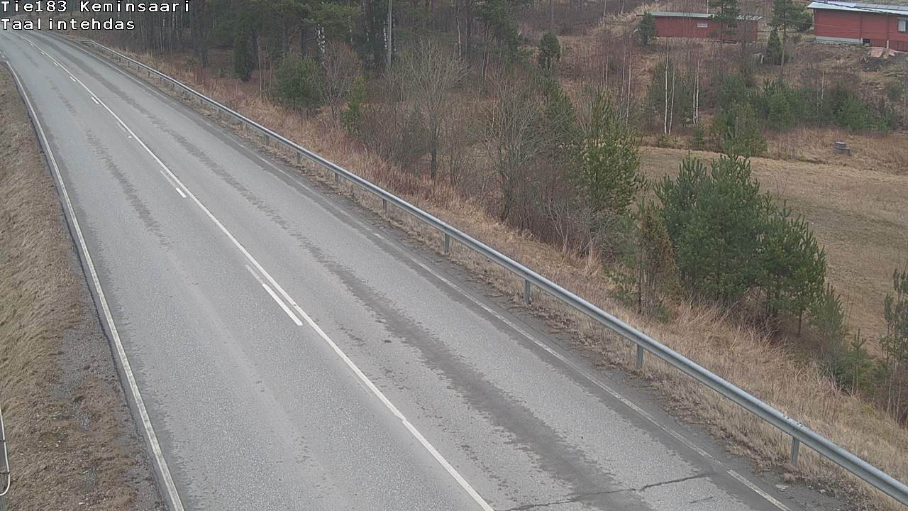 Weather Camera Image Road 183 Kemiönsaari, Taallintehdas, Kemiönsaari, Varsinais-Suomi