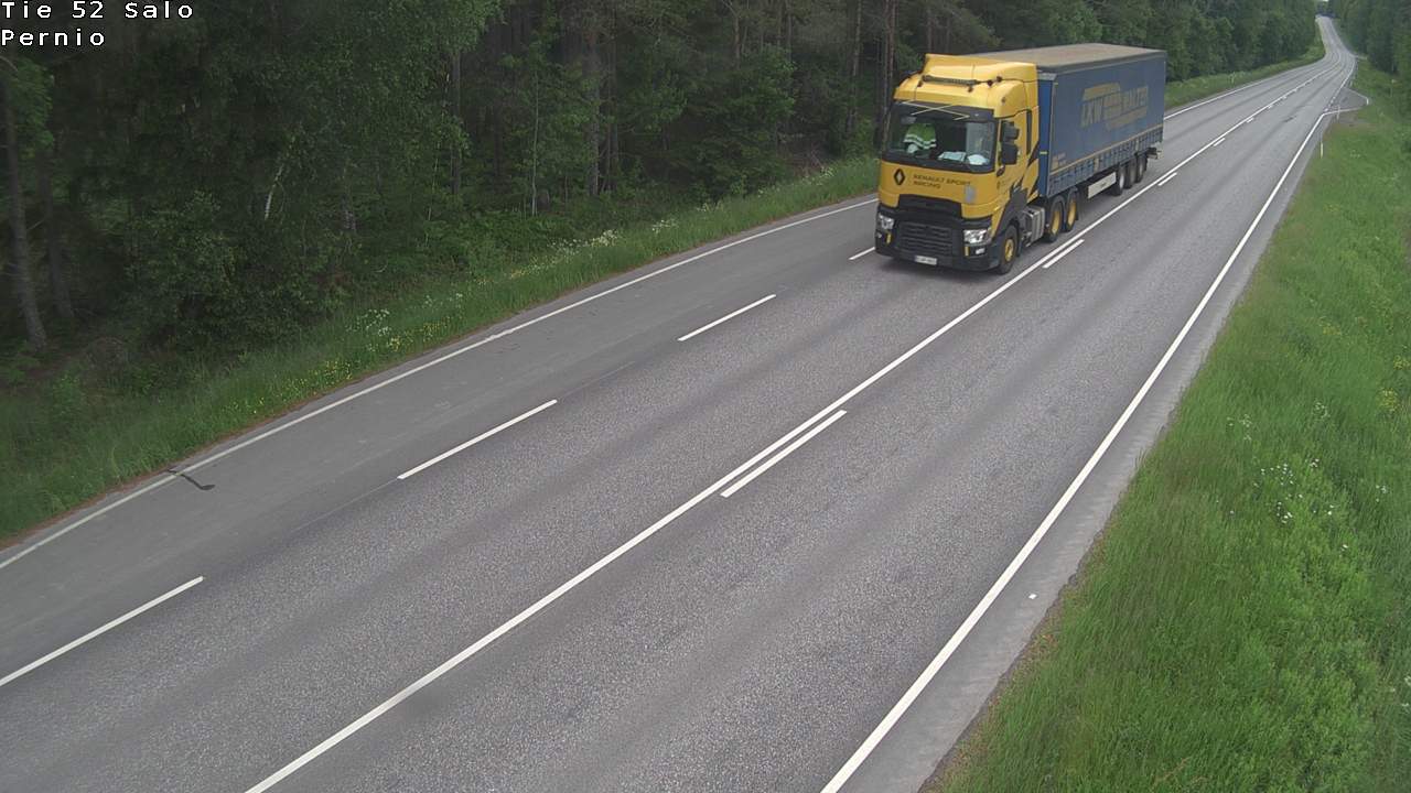 Weather Camera Image Väg 52 Salo, Bjärnå, Salo, Varsinais-Suomi
