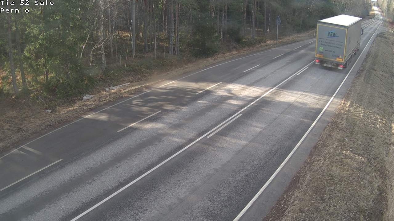 Weather Camera Image Väg 52 Salo, Bjärnå, Salo, Varsinais-Suomi