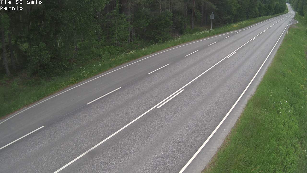 Weather Camera Image Väg 52 Salo, Bjärnå, Salo, Varsinais-Suomi