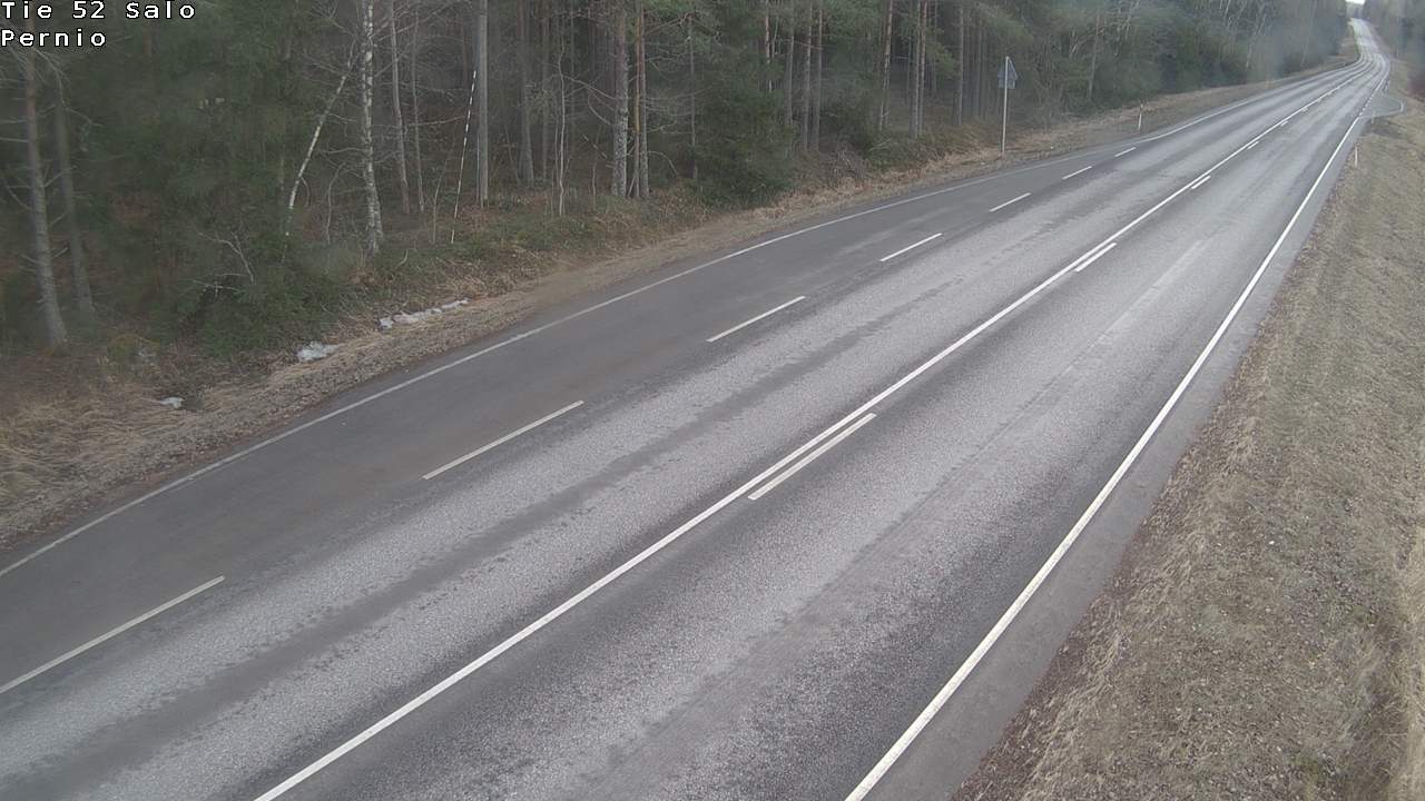 Weather Camera Image Väg 52 Salo, Bjärnå, Salo, Varsinais-Suomi