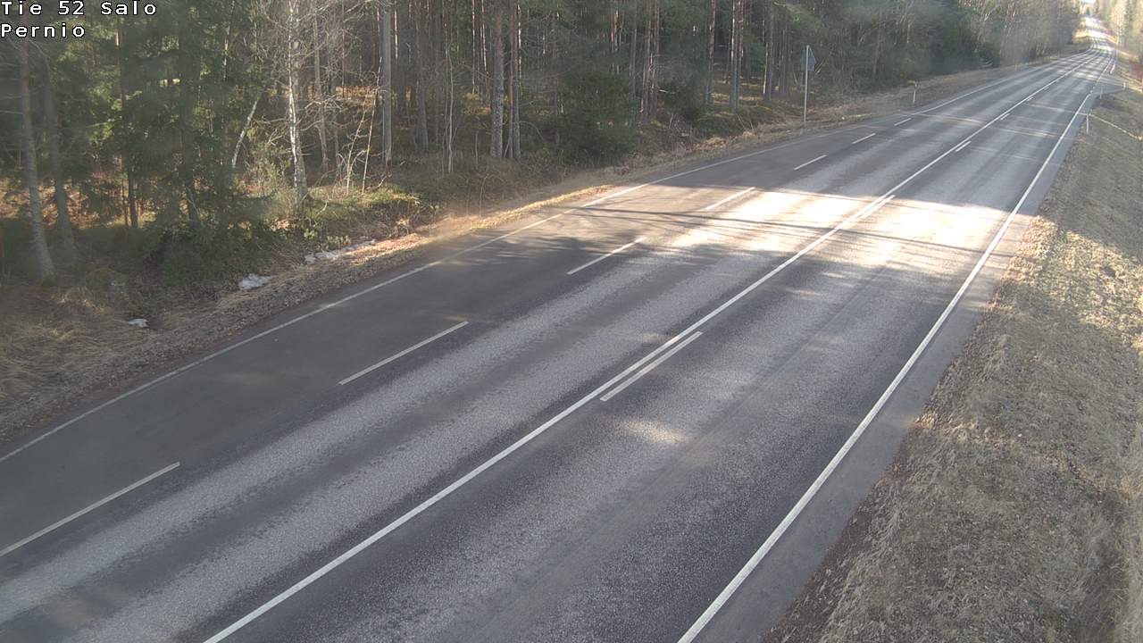 Weather Camera Image Väg 52 Salo, Bjärnå, Salo, Varsinais-Suomi