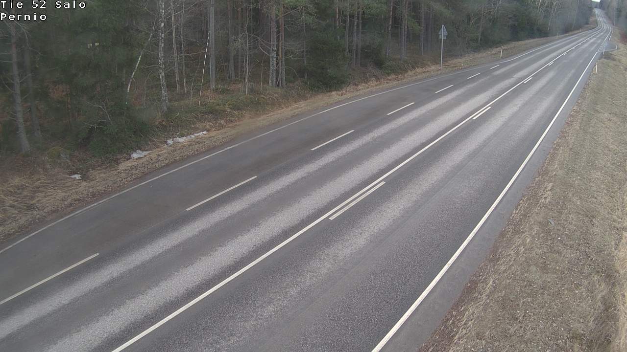 Weather Camera Image Väg 52 Salo, Bjärnå, Salo, Varsinais-Suomi