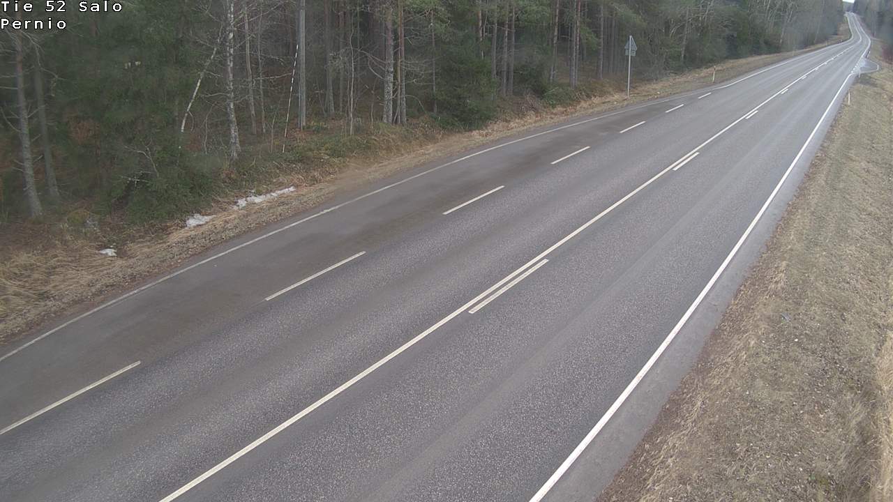 Weather Camera Image Väg 52 Salo, Bjärnå, Salo, Varsinais-Suomi