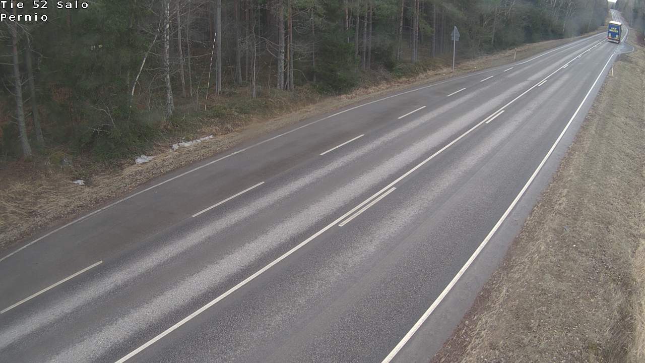 Weather Camera Image Väg 52 Salo, Bjärnå, Salo, Varsinais-Suomi