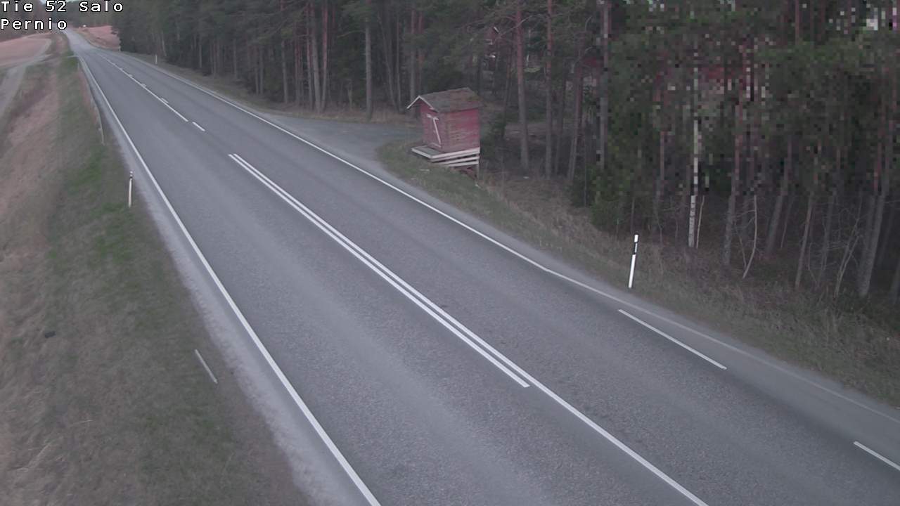 Weather Camera Image Väg 52 Salo, Bjärnå, Salo, Varsinais-Suomi