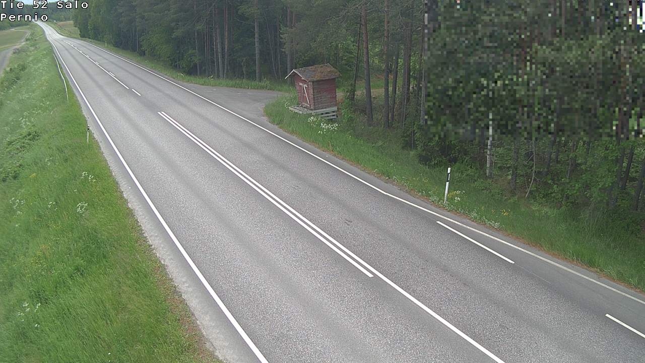 Weather Camera Image Väg 52 Salo, Bjärnå, Salo, Varsinais-Suomi