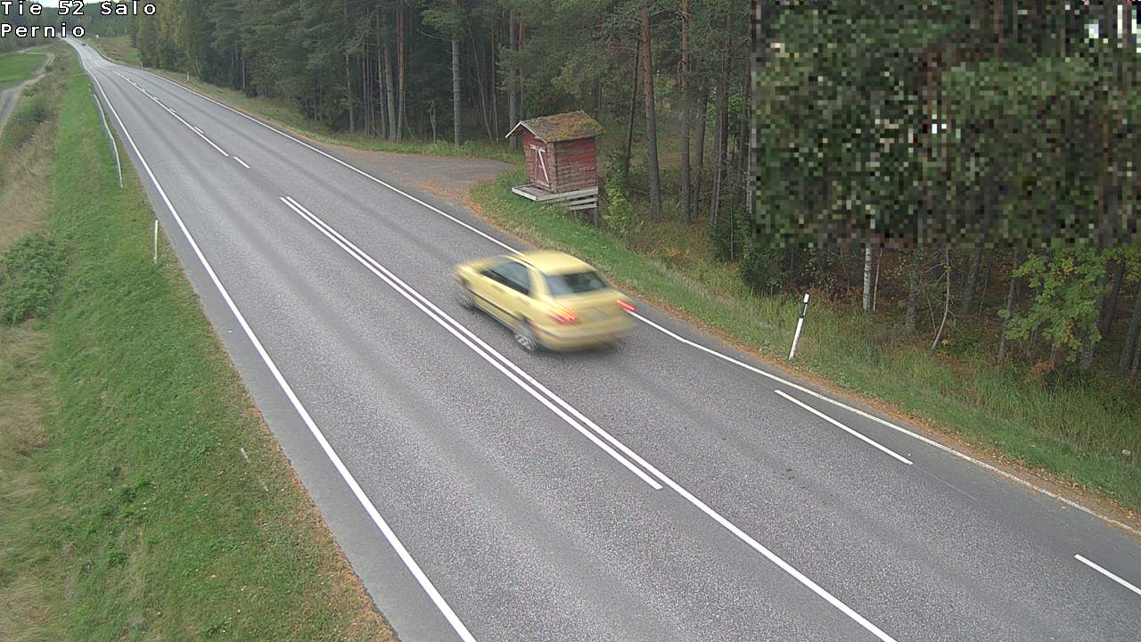 Weather Camera Image Väg 52 Salo, Bjärnå, Salo, Varsinais-Suomi