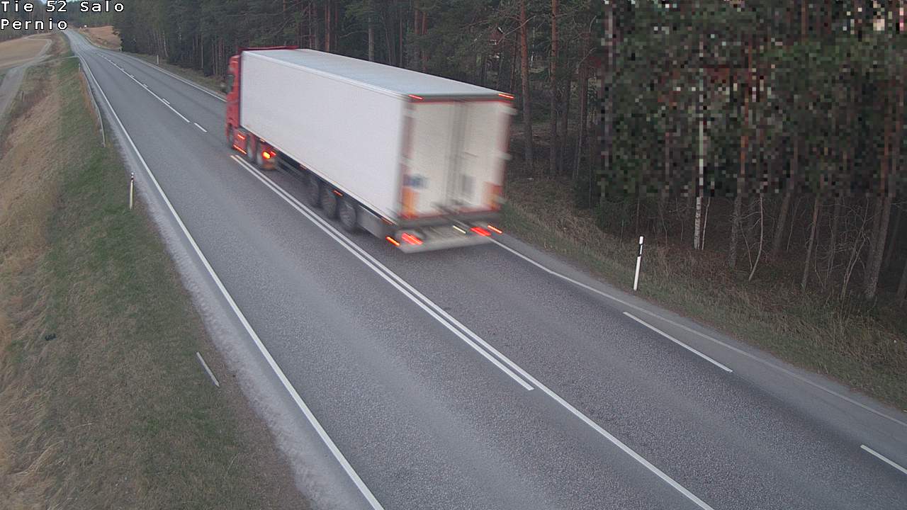 Weather Camera Image Road 52 Salo, Perniö, Salo, Varsinais-Suomi
