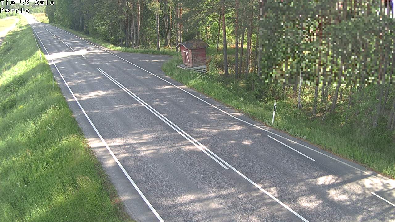 Weather Camera Image Väg 52 Salo, Bjärnå, Salo, Varsinais-Suomi