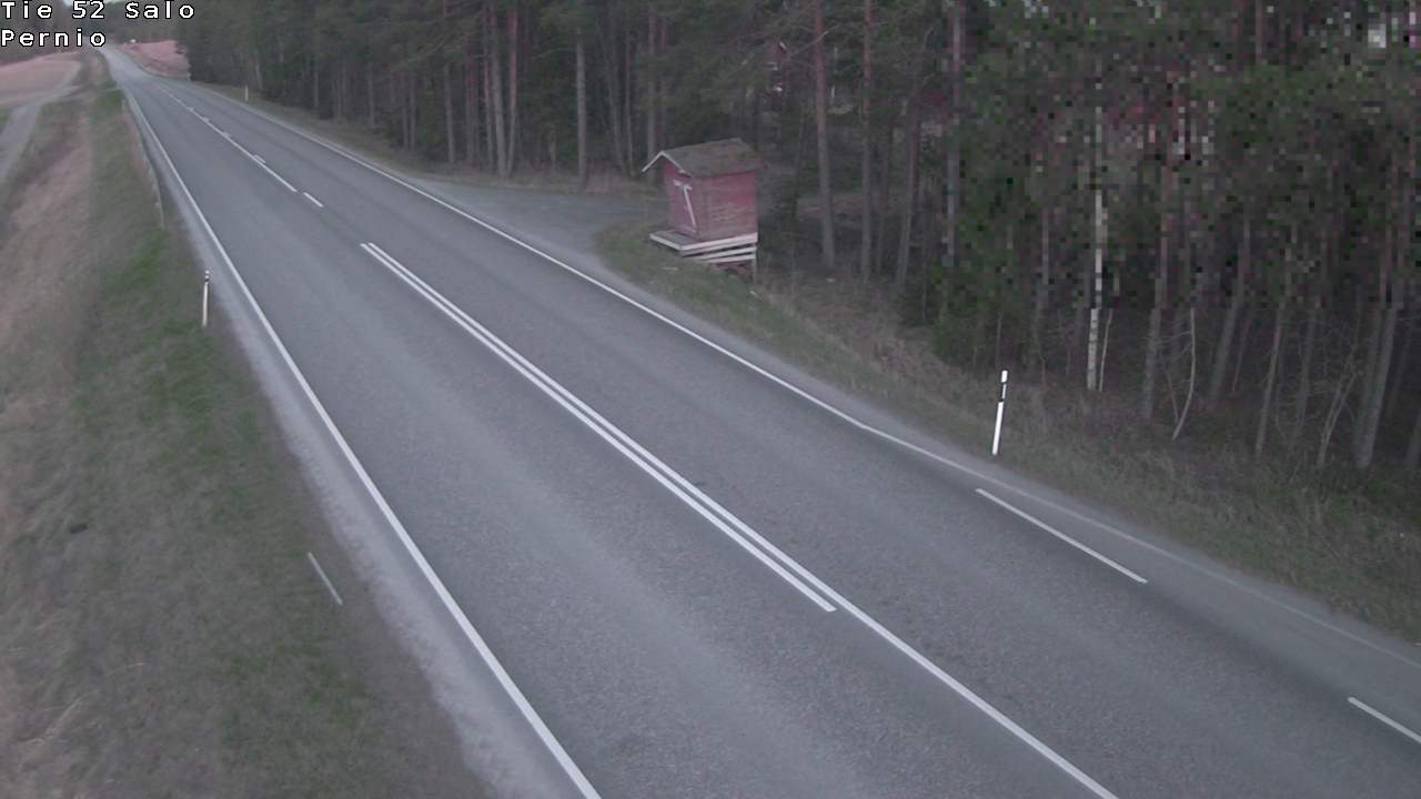 Weather Camera Image Väg 52 Salo, Bjärnå, Salo, Varsinais-Suomi
